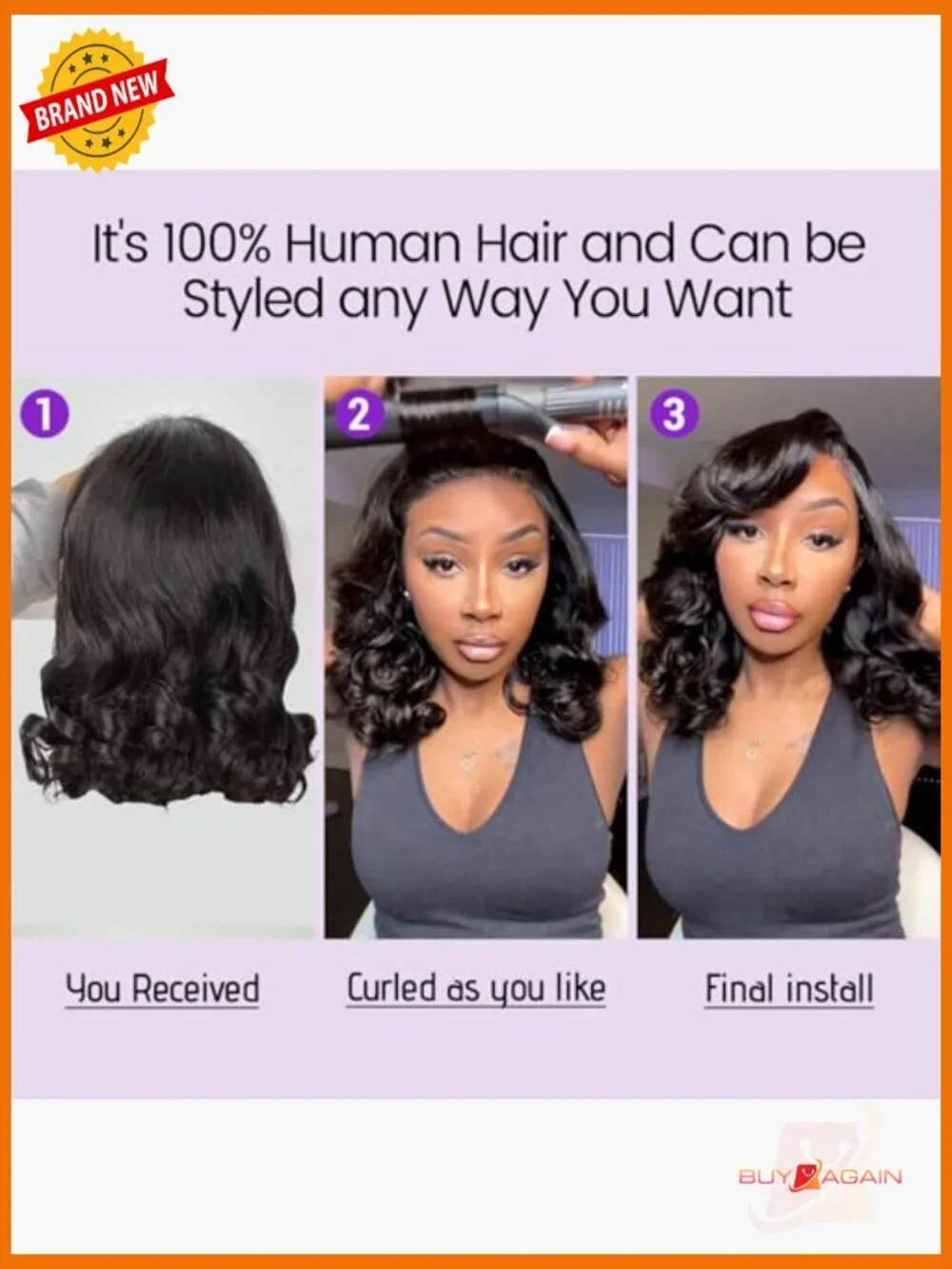 Glueless Body Wave Bob Wig Human Hair Pre Plucked Pre Cut 4x4 Lace Front 180
